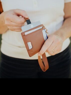 Andar The Denner Wallet Cognac Tan